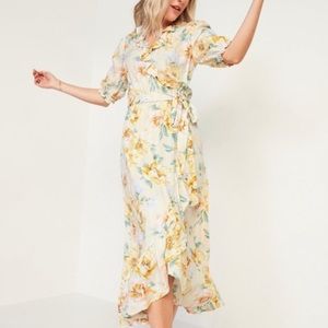 Floral Wrap Dress